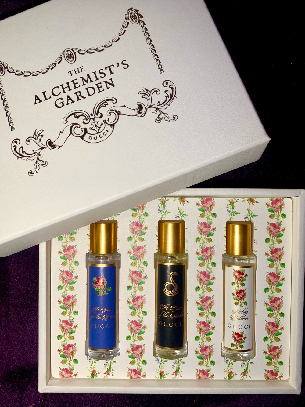The Alchemist's Garden 3-Piece Fragrance Gift Set by Gucci NIB! RETAIL $195